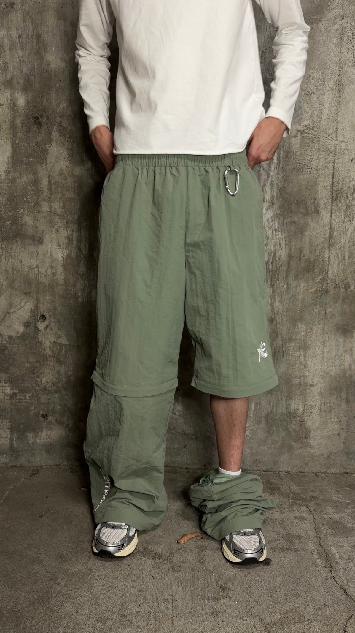 Green 2-Way Trackpants